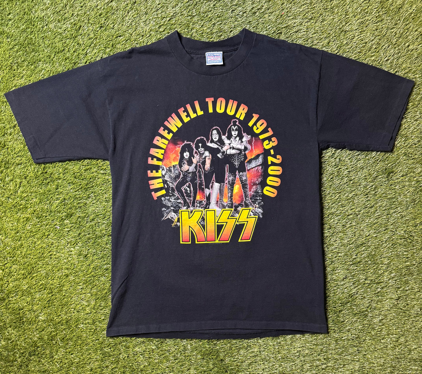 Vintage 2000 Kiss Farewell Tour T Shirt