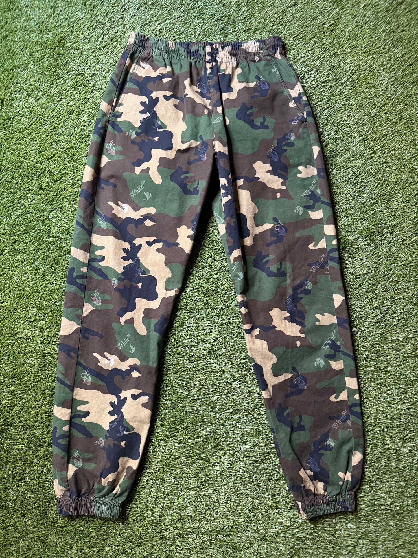 Off White Camo Jogger Pants