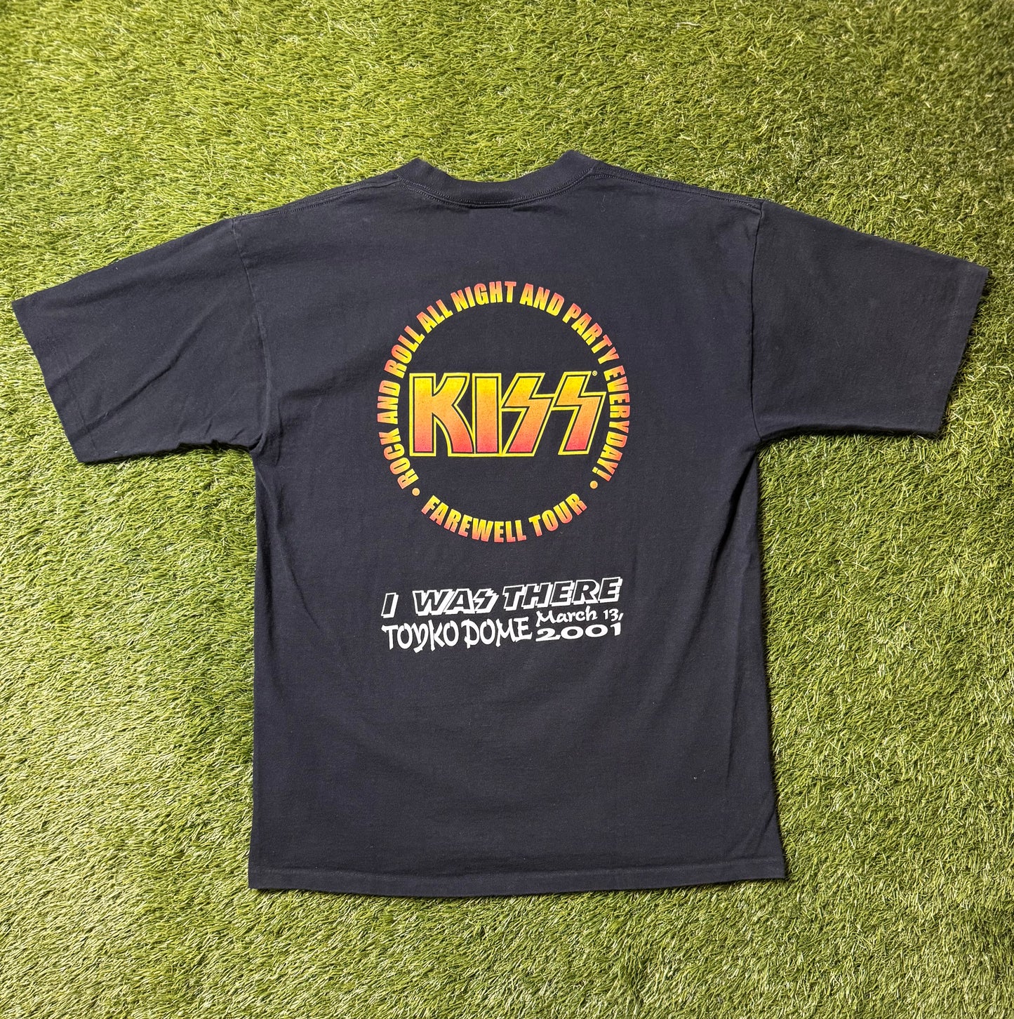 Vintage 2000 Kiss Farewell Tour T Shirt