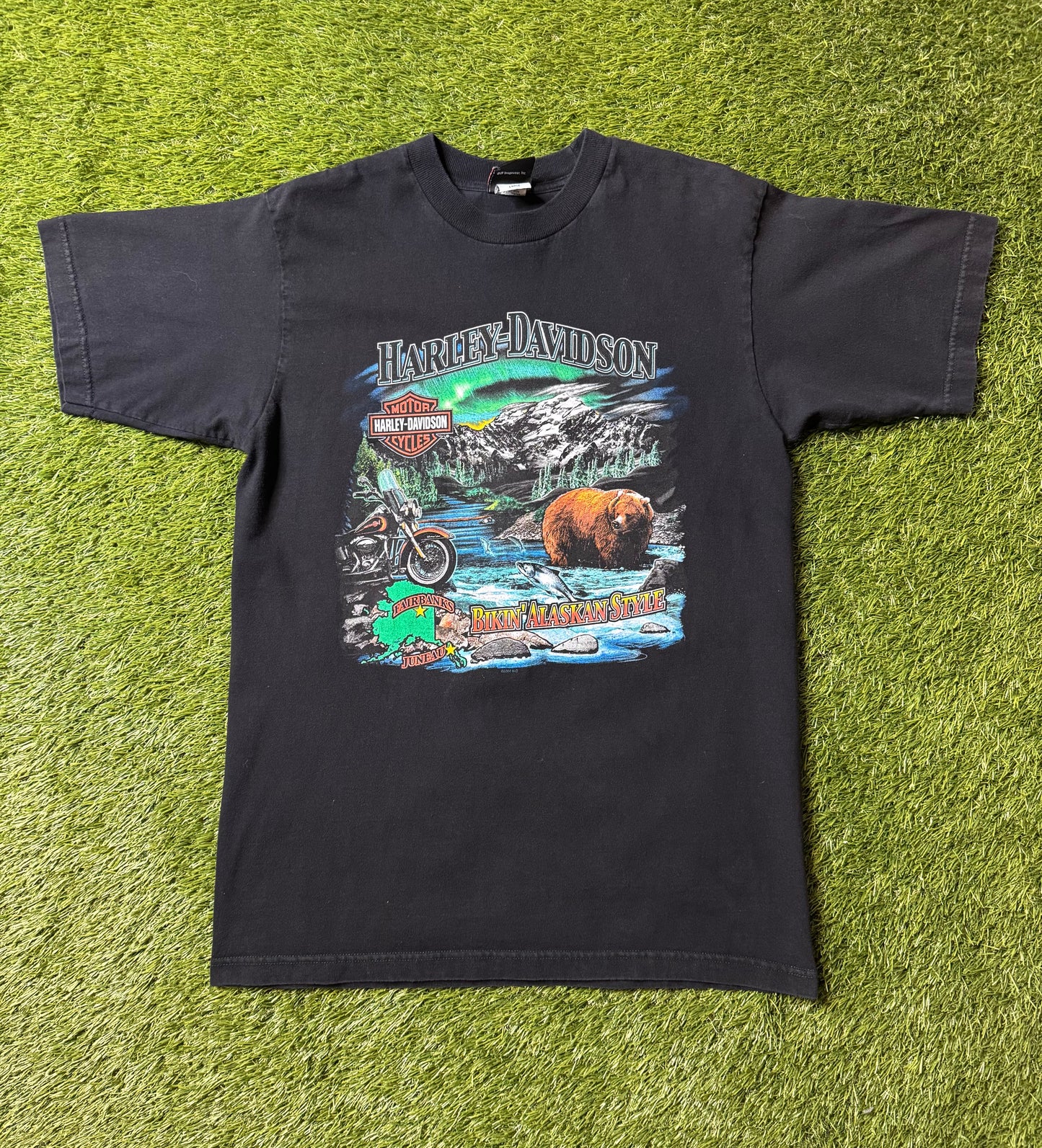 Vintage 2004 Harley Davidson Alaskin Style T Shirt