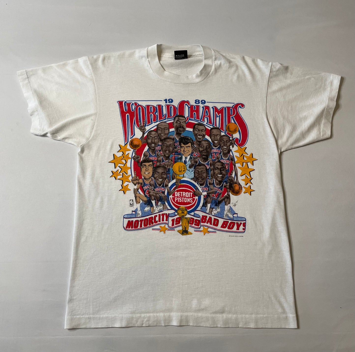 Vintage 1989 World Champs Charicature T Shirt