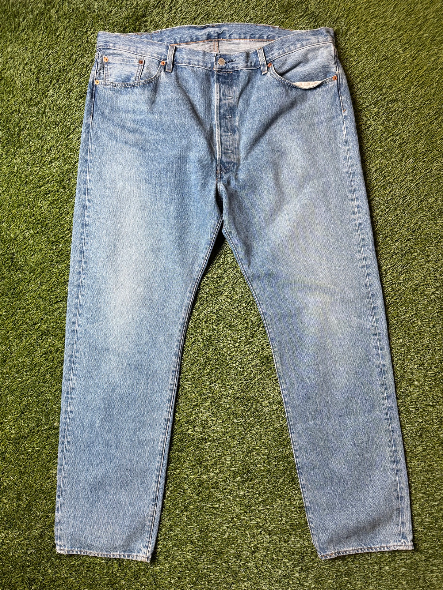Denim Tears Peace In My Pocket Light Wash Jeans