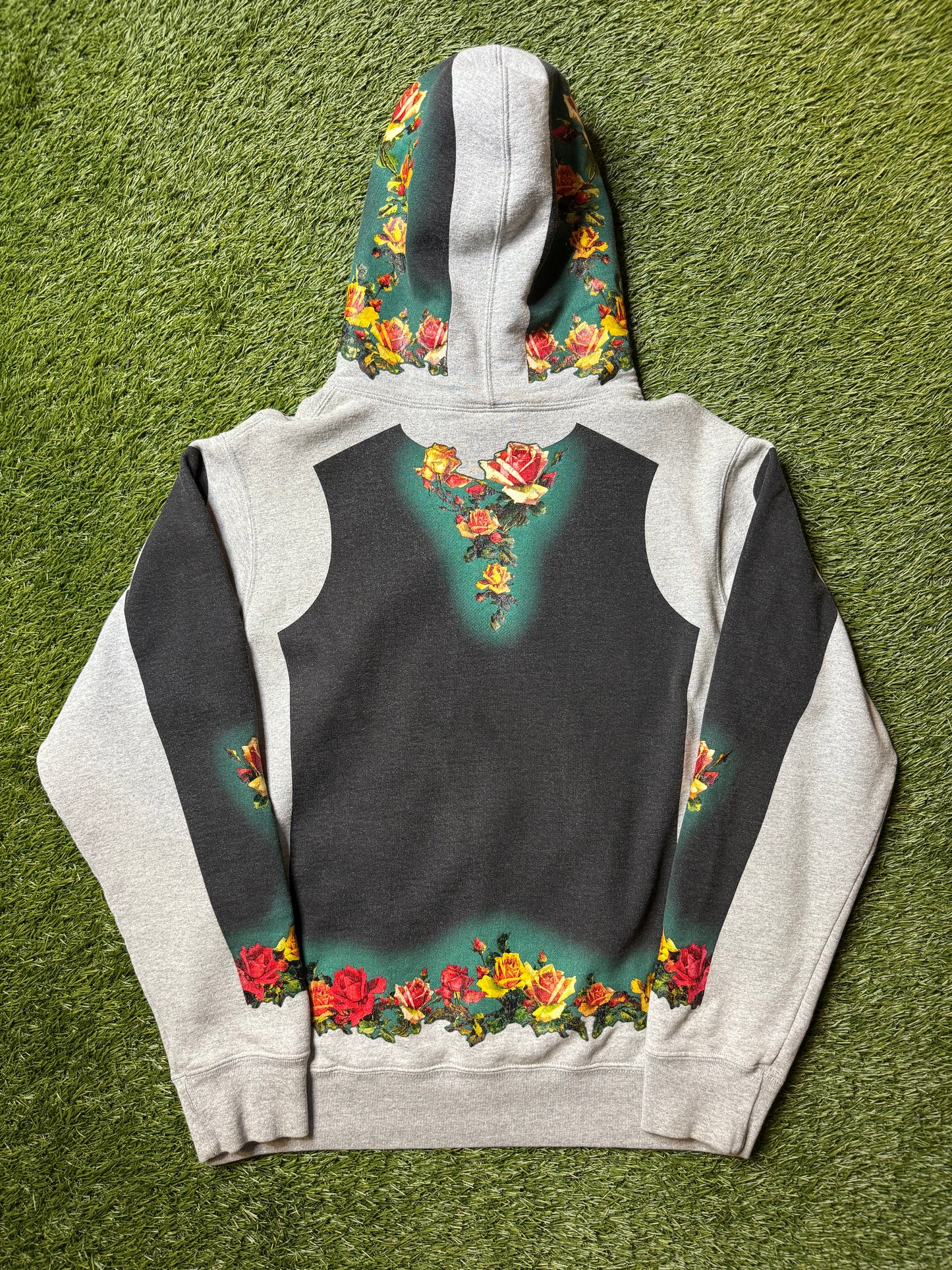 Supreme Jean Paul Gaultier Floral Print Hooded Sweatshirt