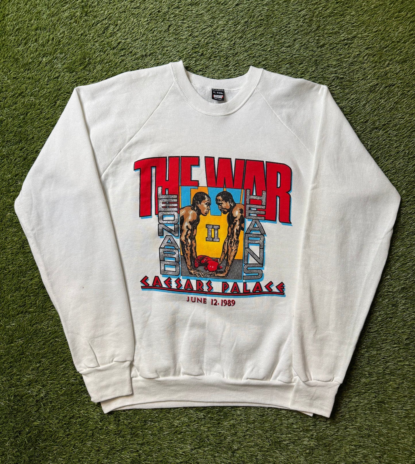 Vintage 1989 "The War" Boxing Crewneck