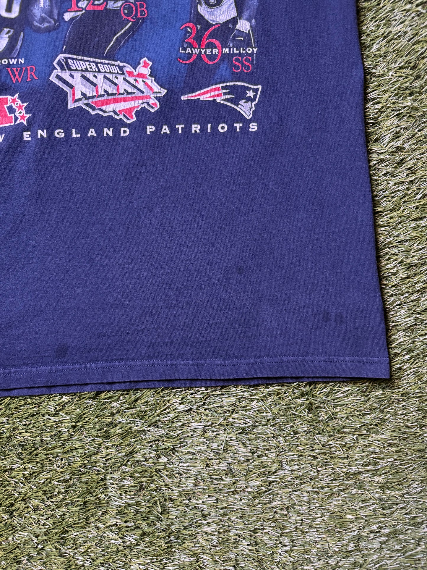 Vintage 2000's New England Patriots Super Bowl T Shirt