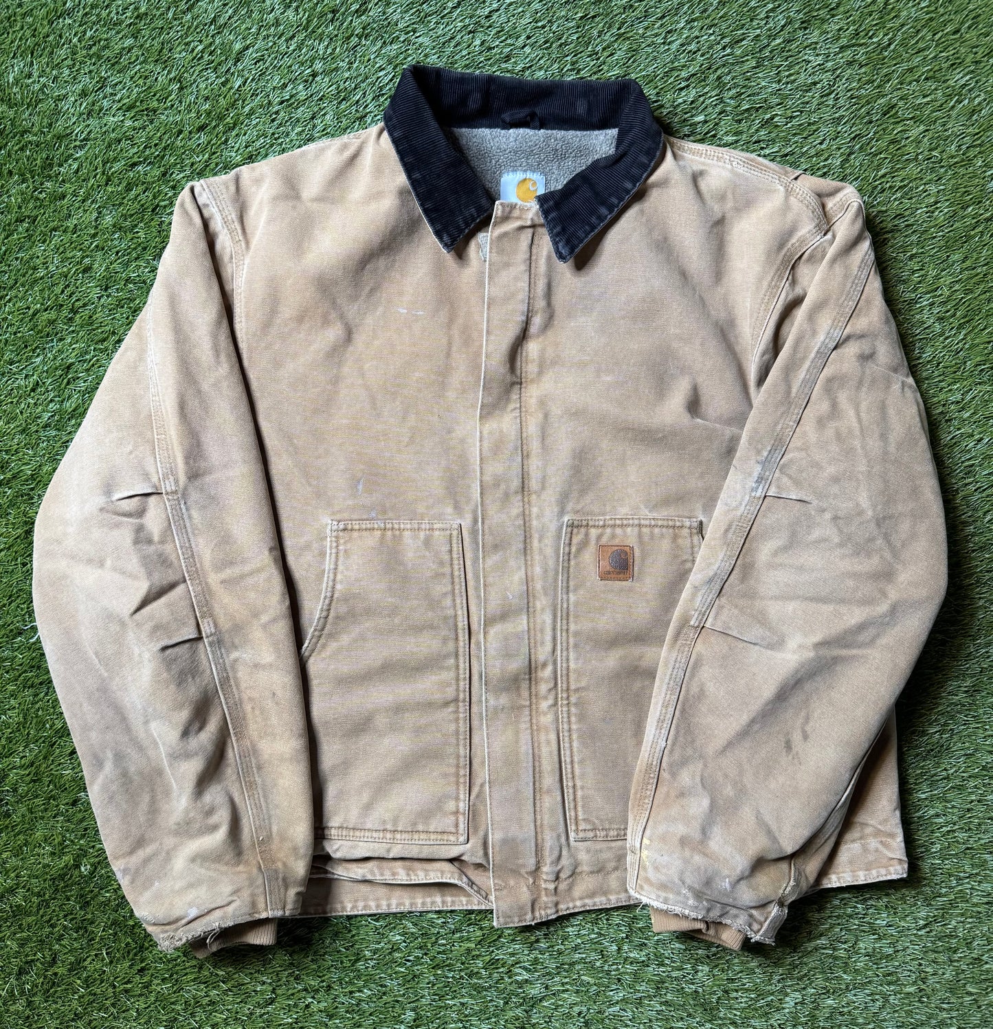 Vintage Carhartt Wool Lined Collard Jacket
