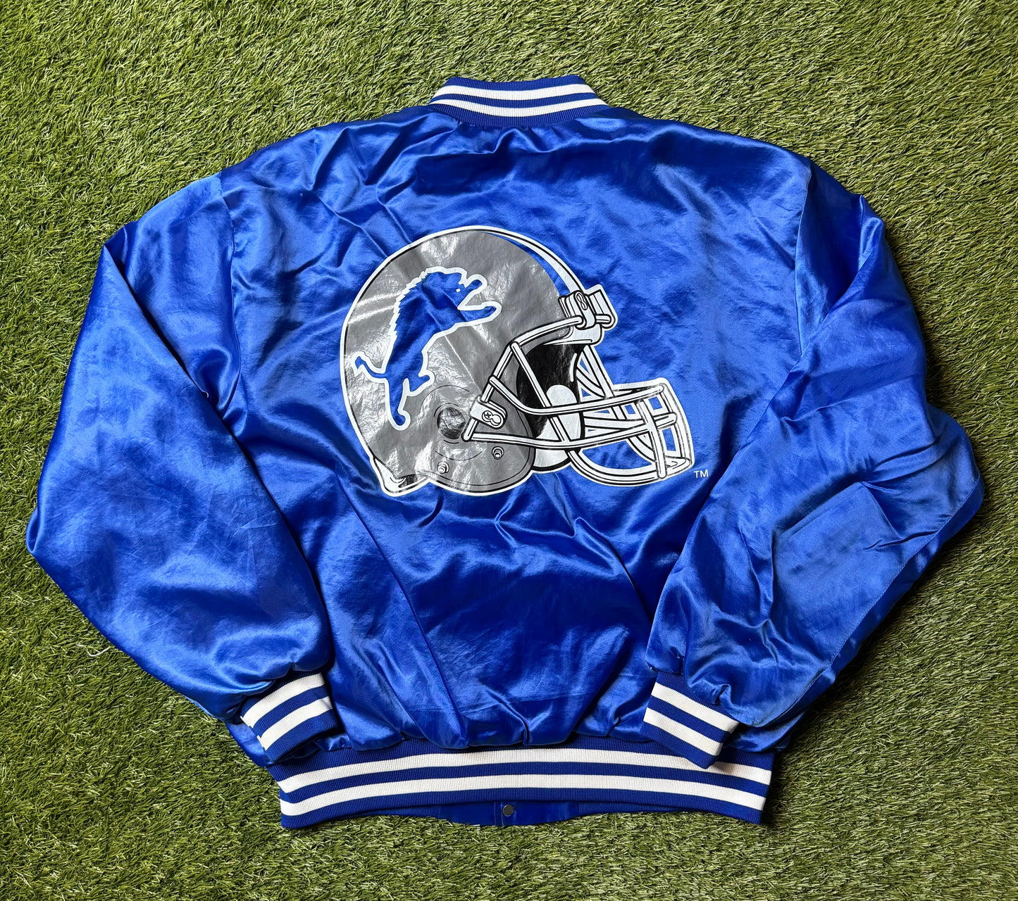Vintage 1990's Detroit Lions Swingster Coach Jacket
