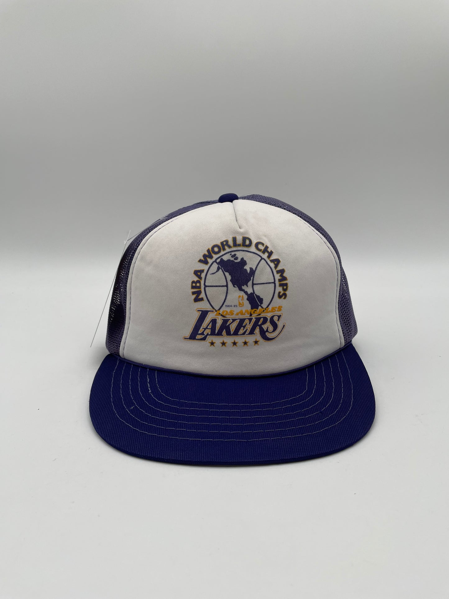 Vintage Lakers World Champs Hat