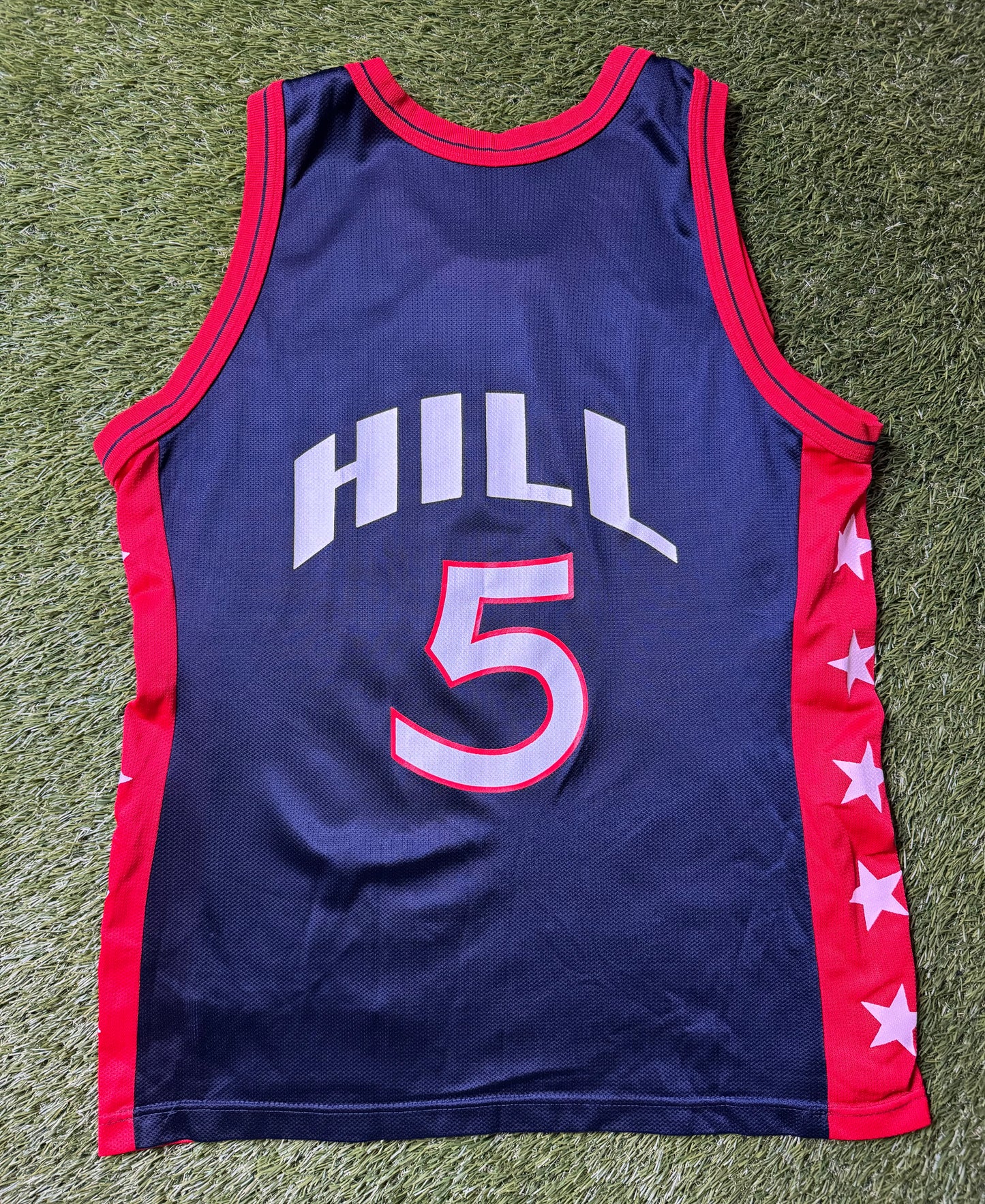 Vintage Grant Hill Team USA Champion Jersey