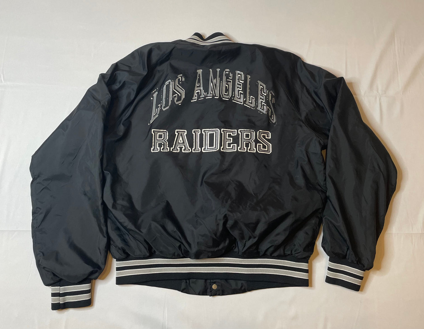 Vintage 80's LA Raiders Coaches Jacket