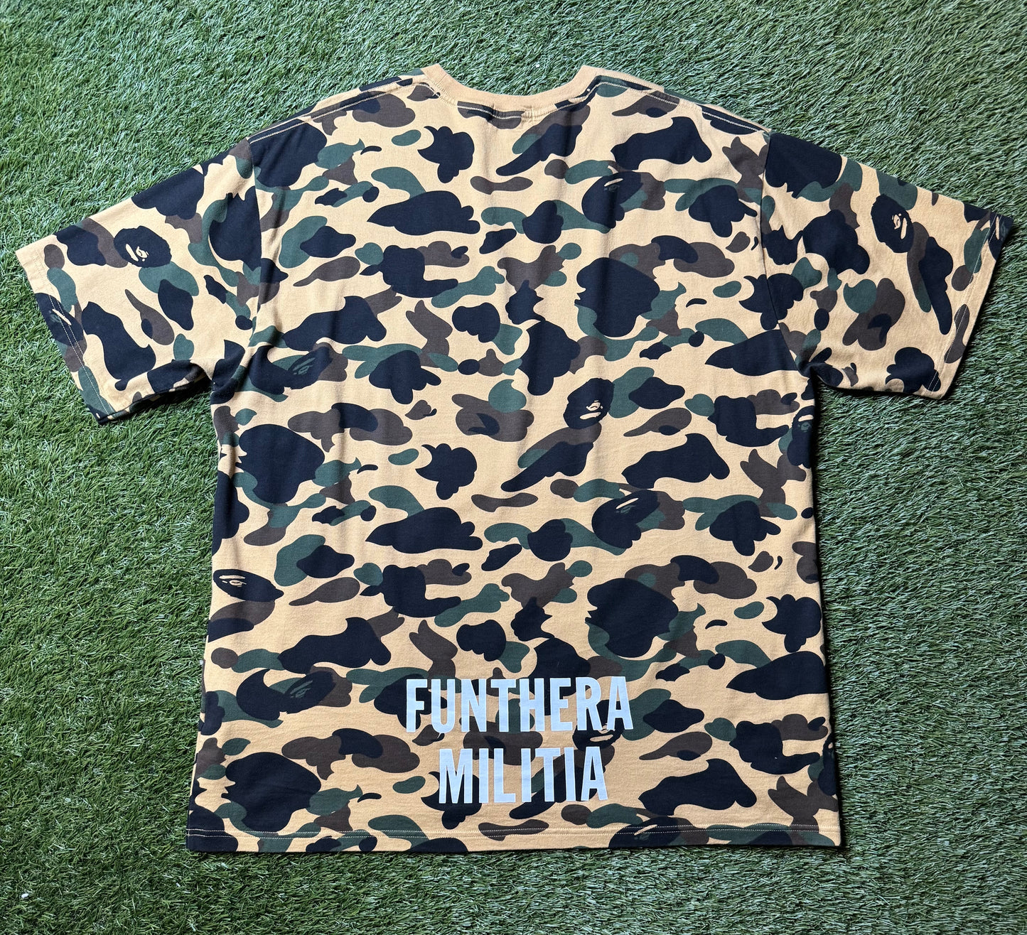 Bape 1st Tiger Camo T Shirt