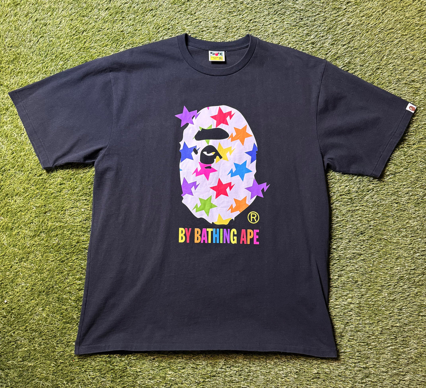 Bape Sta Pattern Ape Head T Shirt