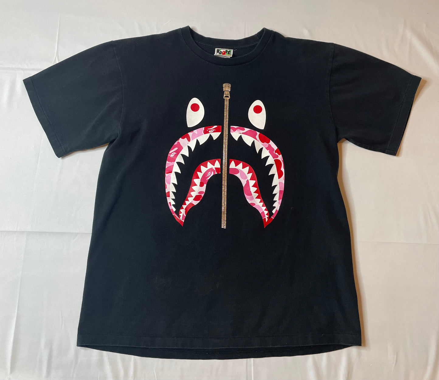 Bape Shark Head Pink Camo T Shirt