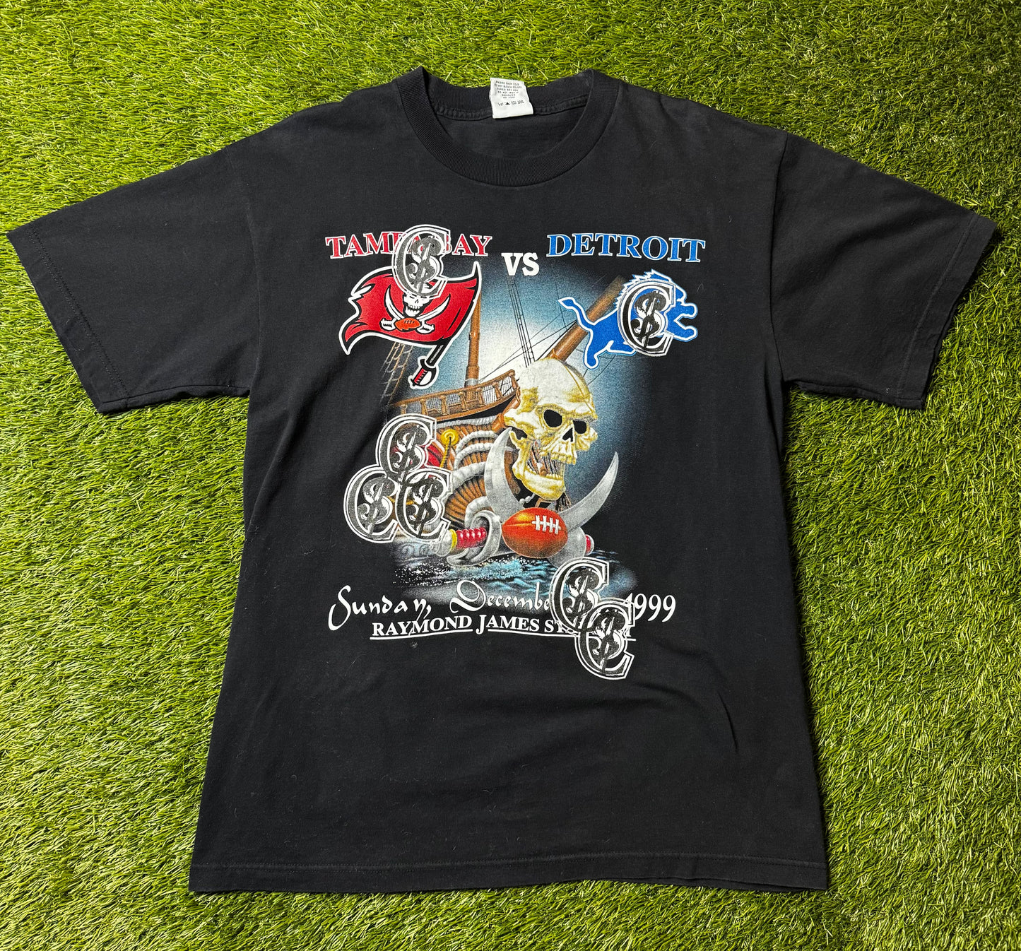 Chris Smokes Vintage Detroit Lions 1999 T Shirt