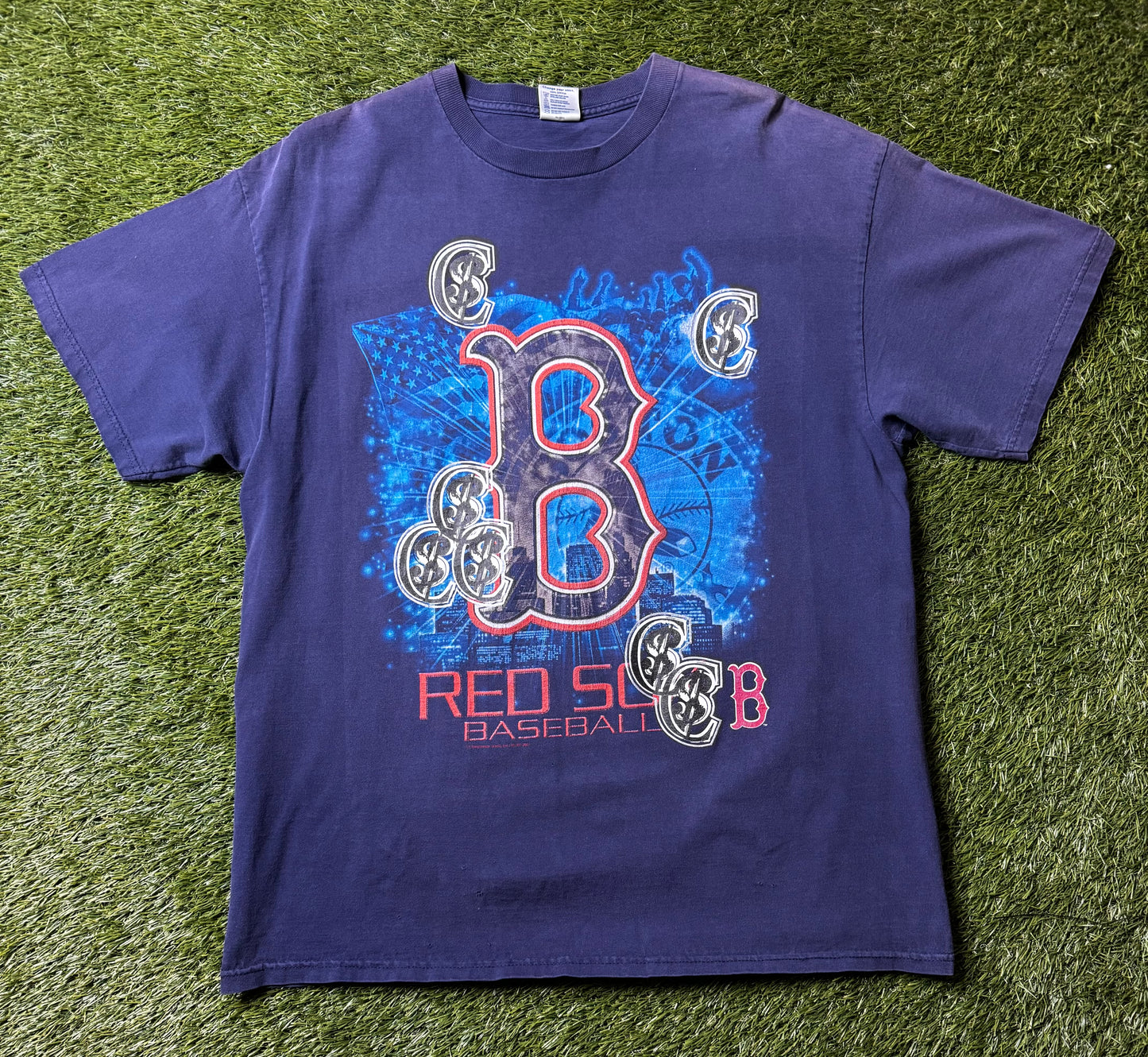 Chris Smokes Vintage Boston Redsocks T Shirt