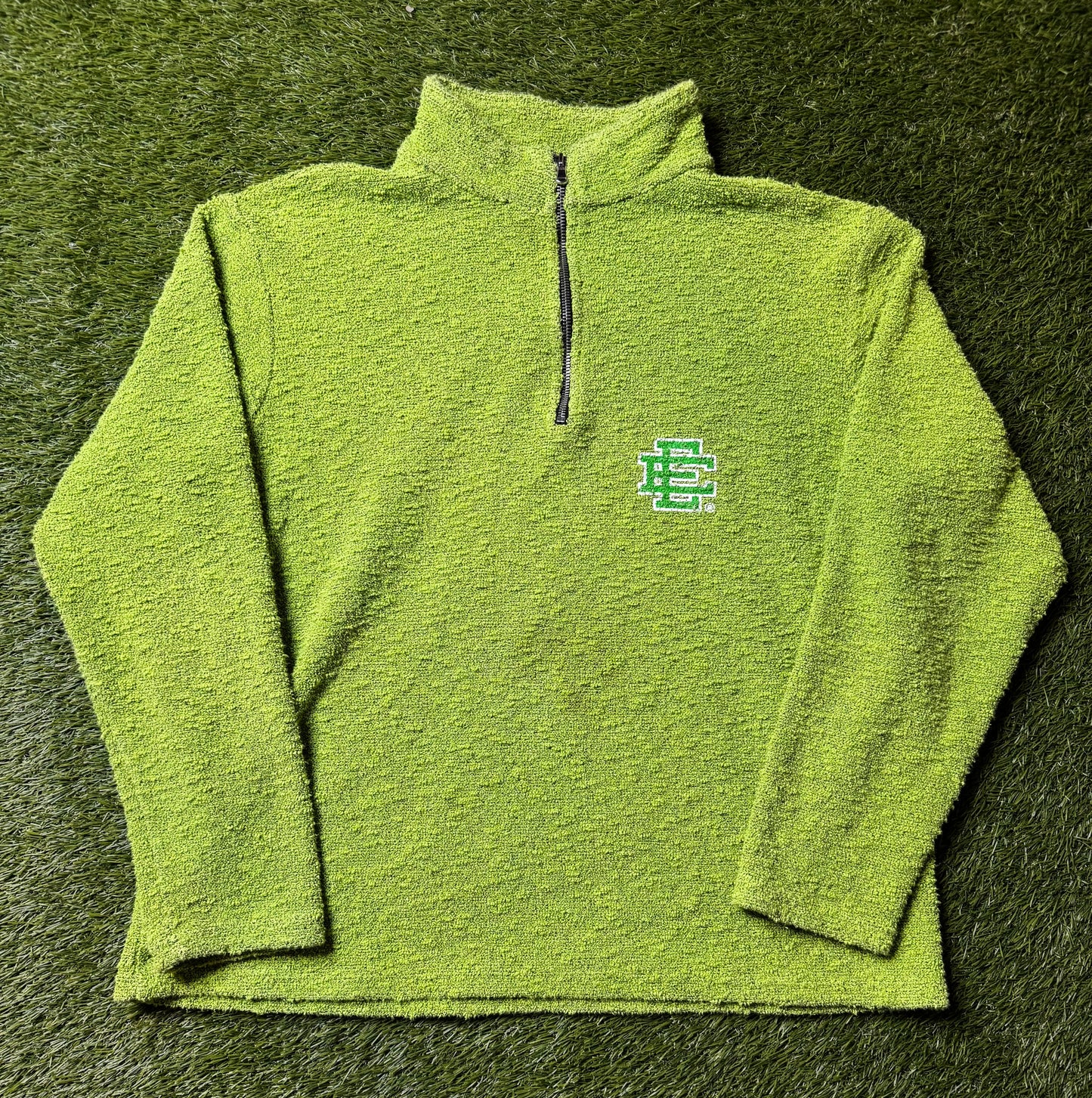 Eric Emanuel EE Quarter Zip Jade/Green