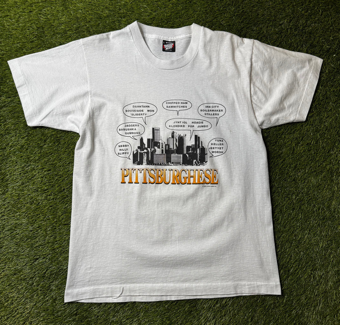 Vintage 90's Pittsburghese T Shirt