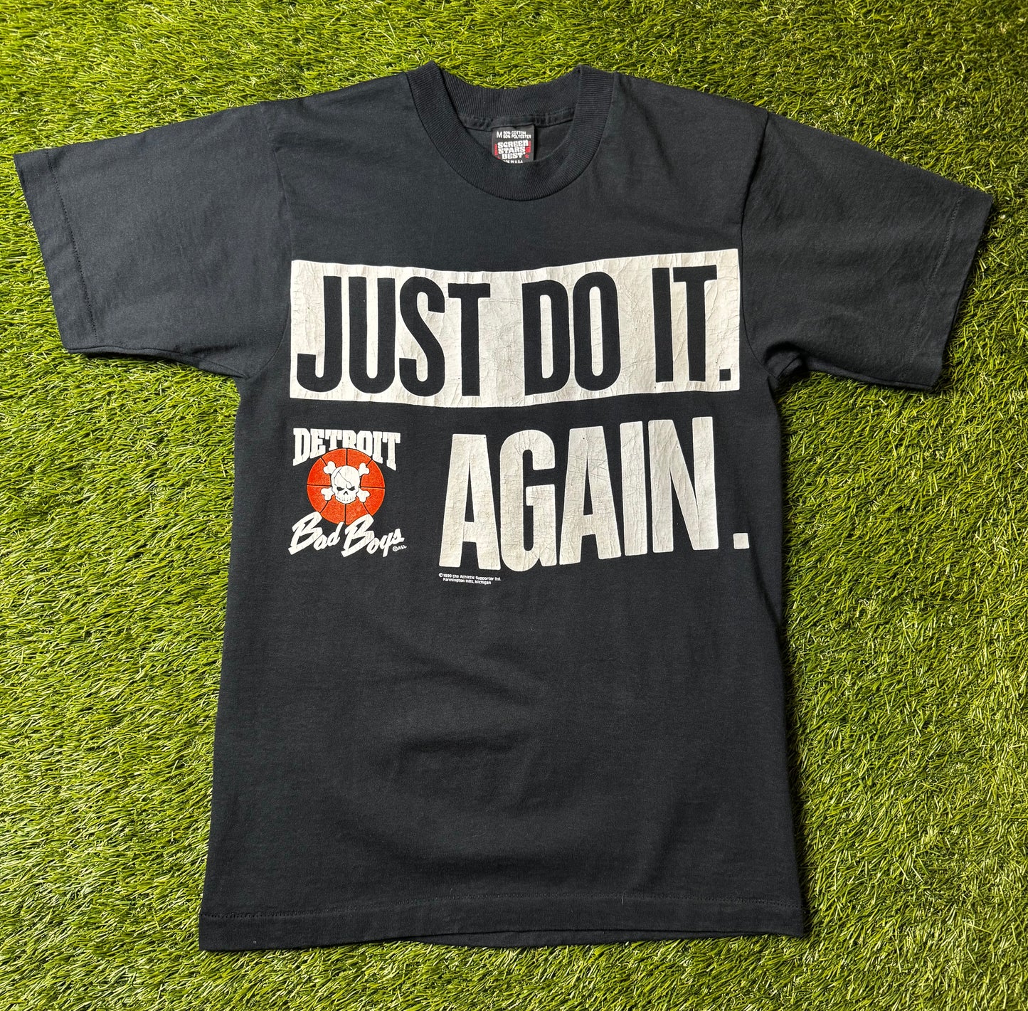 Vintage 90's Detroit Bad Boys Just do it again T Shirt