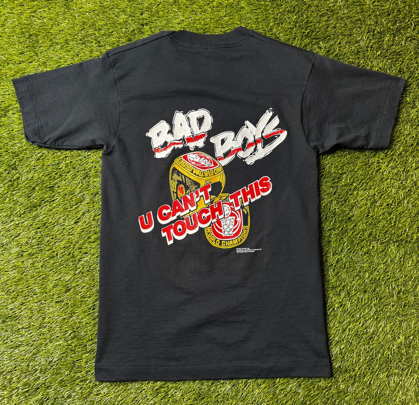 Vintage 1990 Detroit Pistons Hammertime T Shirt