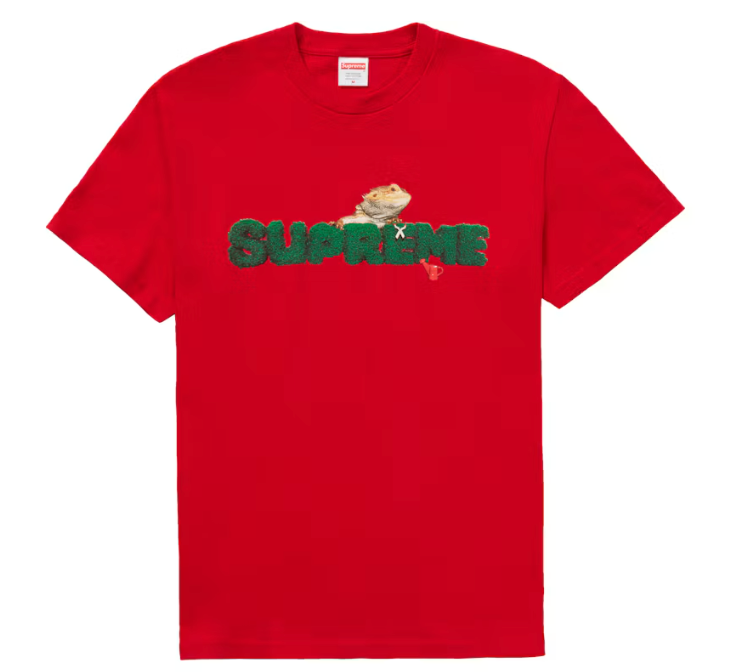 Supreme Lizard Red T Shirt