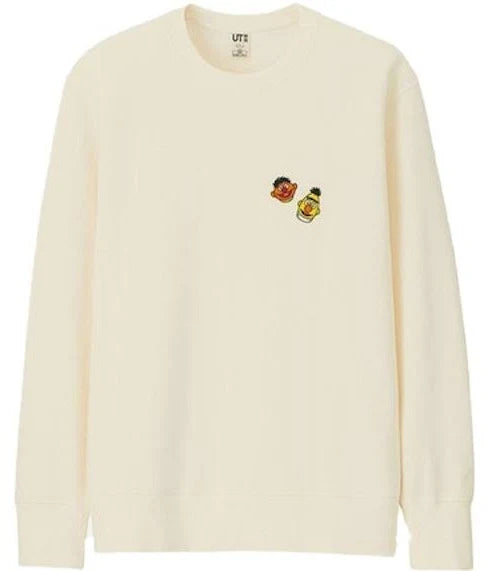 KAWS x Uniqlo x Sesame Street Bert & Ernie Heads Sweatshirt