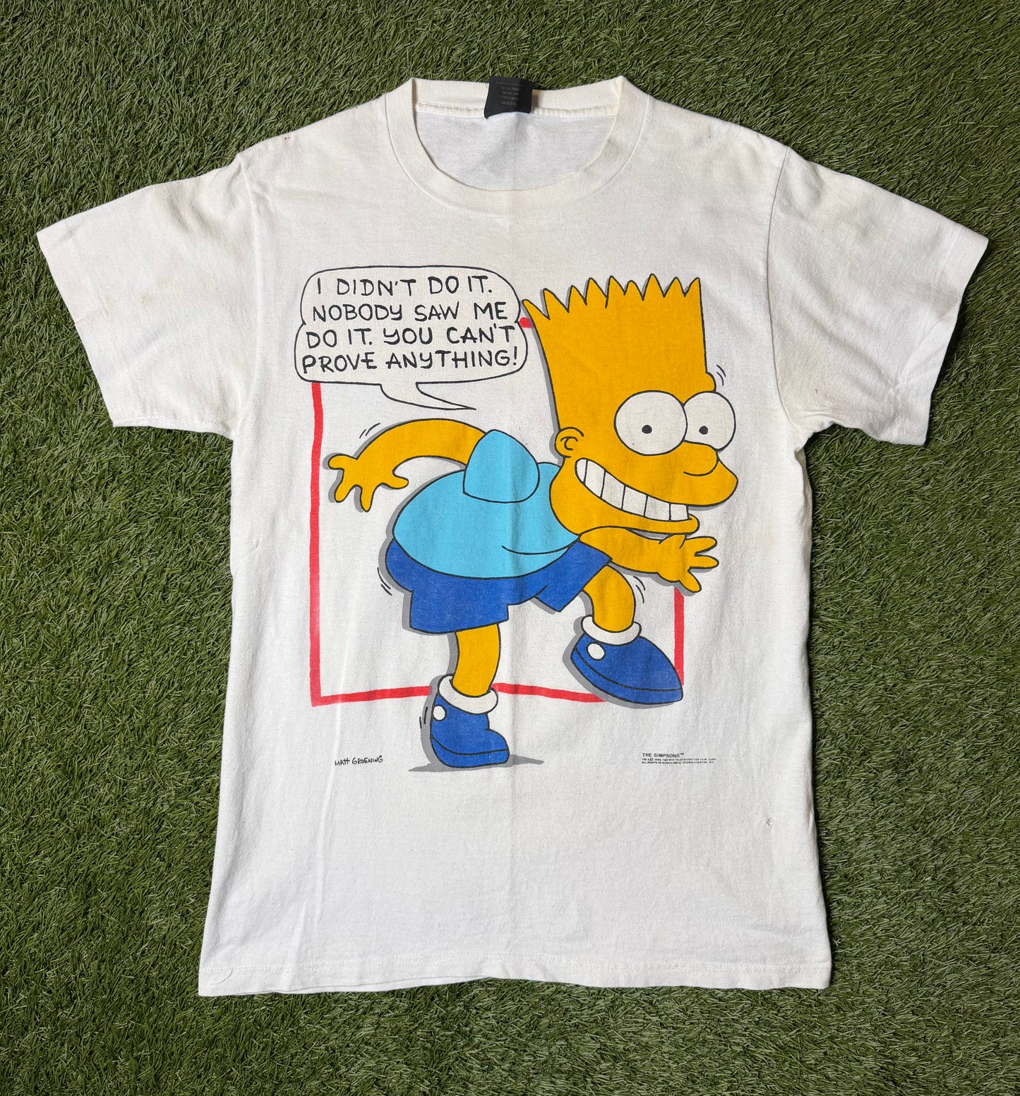 Vintage Bart Simpson Prove Anything T Shirt