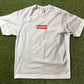 Supreme MM6 Maison Margiela Box Logo White T Shirt