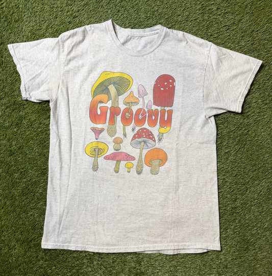 Vintage Groovy Mushrooms T Shirt