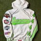 Supreme Playoffs White Zip Up