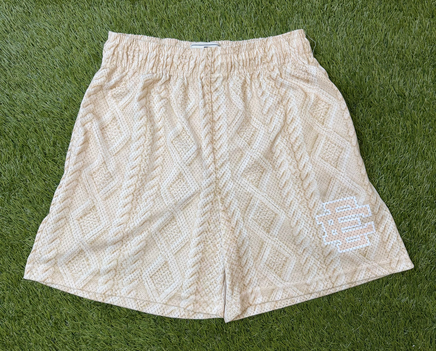 Eric Emanuel EE Basic Cable Knit Ivory Shorts