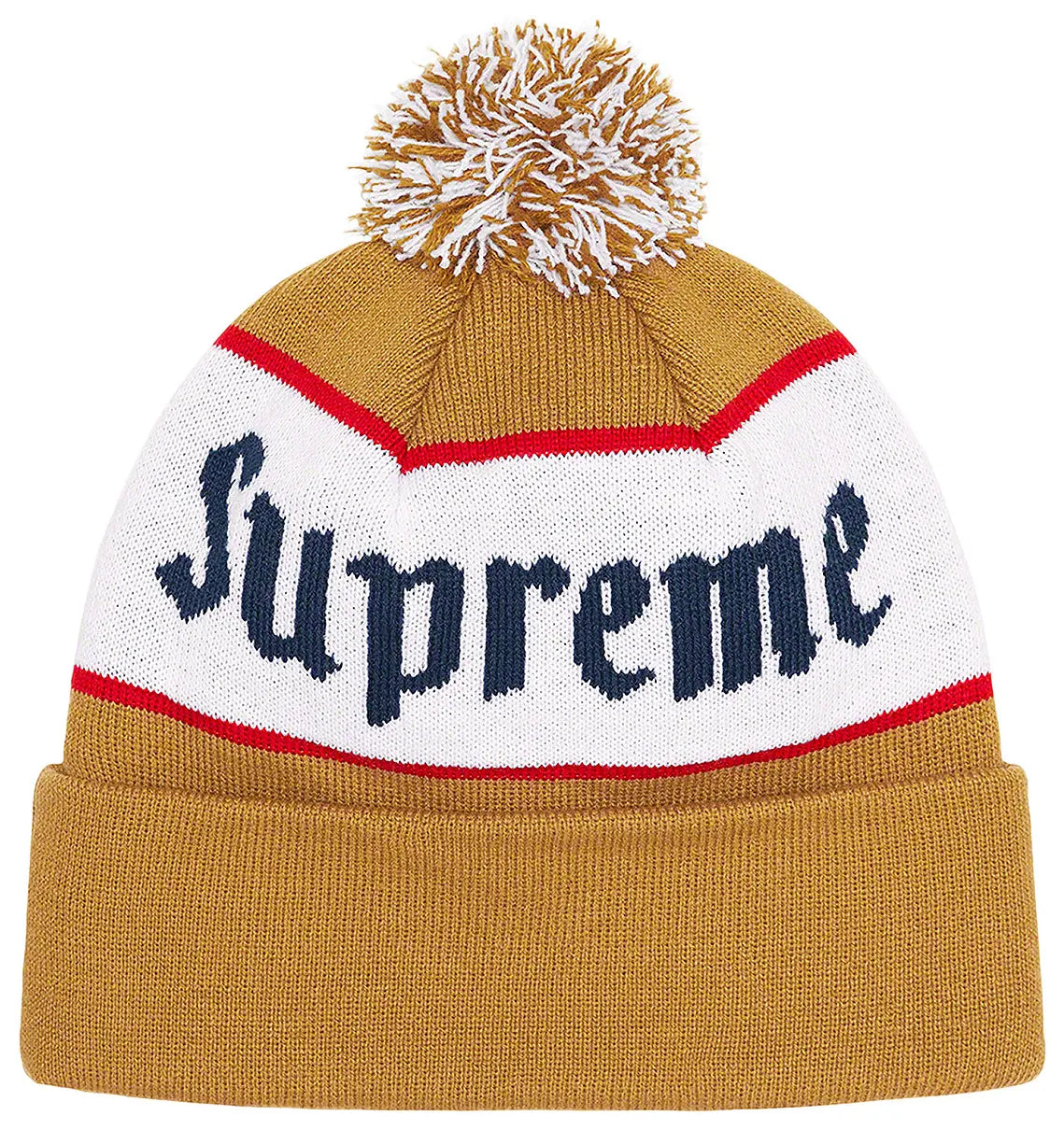 Supreme Alpine Beanie (FW22) Mustard