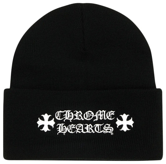 Chrome Hearts Logo Beanie Black