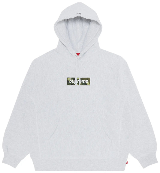 Supreme Box Logo Hooded Sweatshirt 'Ash Grey Camo'