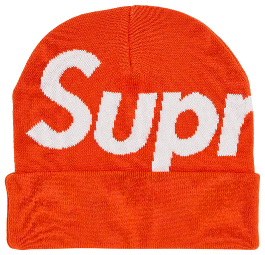 Supreme Big Logo Beanie (FW24) Orange