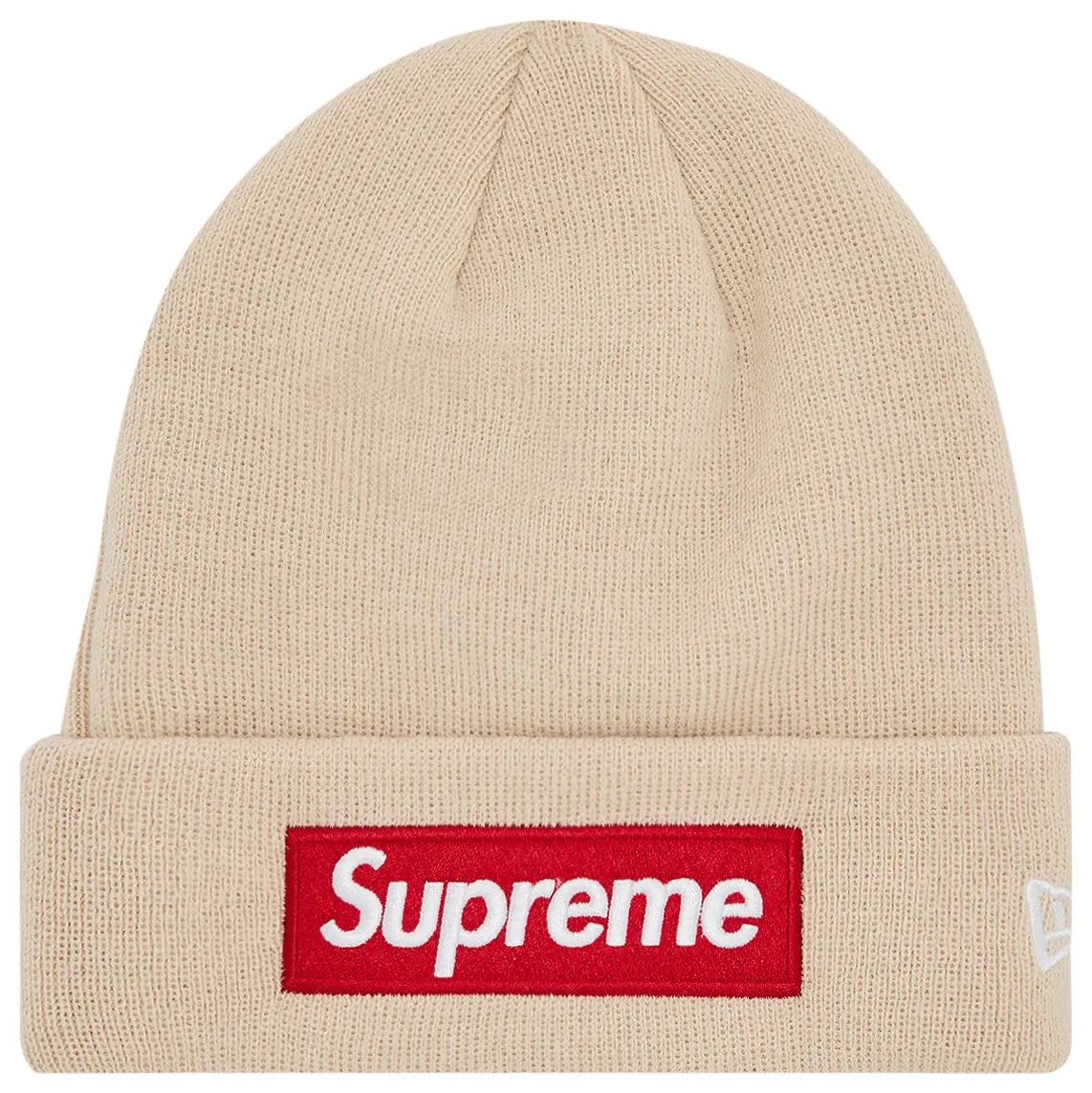 Supreme New Era Box Logo Beanie (FW24) Stone Hat