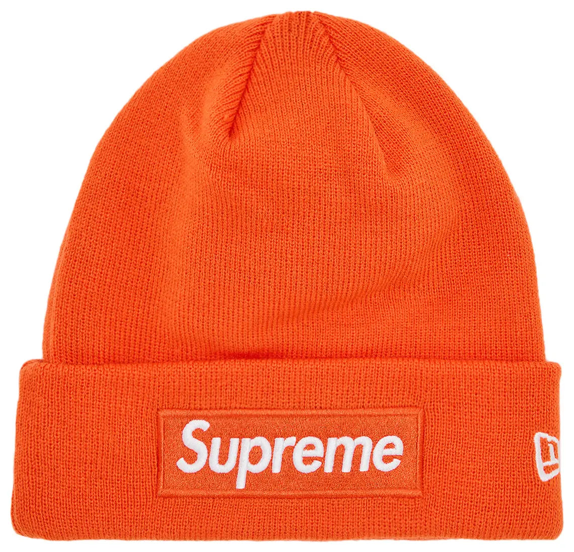 Supreme New Era Box Logo Beanie (FW24) Dark Orange Hat