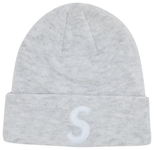 Supreme New Era S Logo Beanie (FW24) Heather Grey