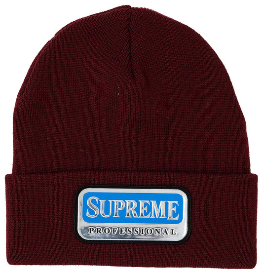 Supreme Professional Beanie Maroon Hat