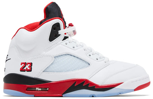 Jordan 5 Retro Fire Red Black Tongue (2025)