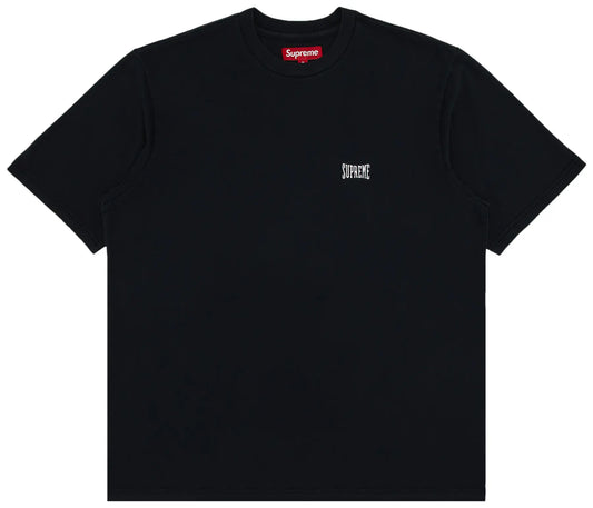 Supreme Warm Up Washed S/S T Shirt Black