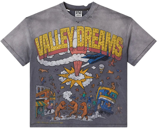 Vale Forever Faded Chaos Bling T Shirt