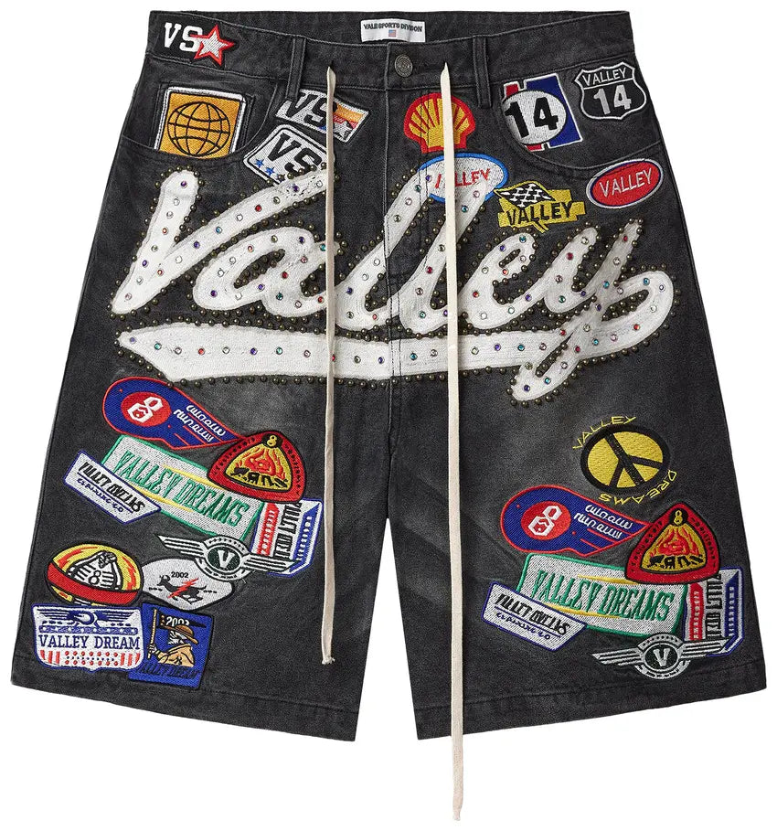 Vale Forever Black Wash 1980s Jorts
