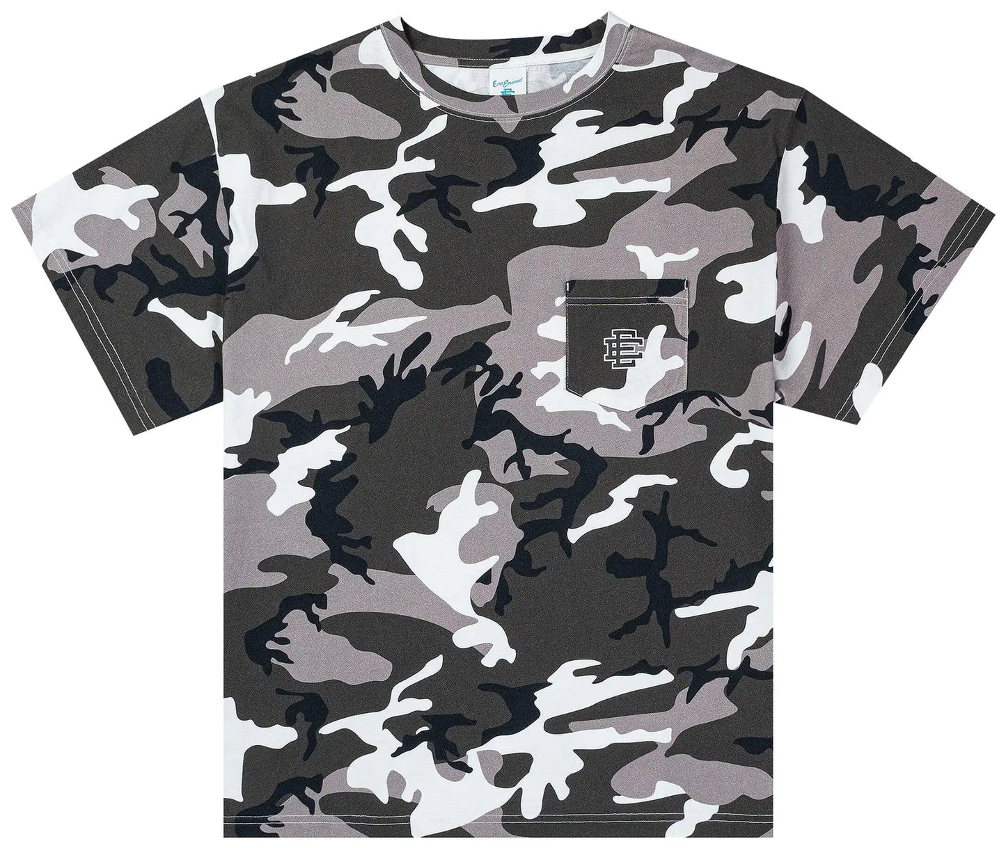 Eric Emanuel EE White Camo Pocket Tee