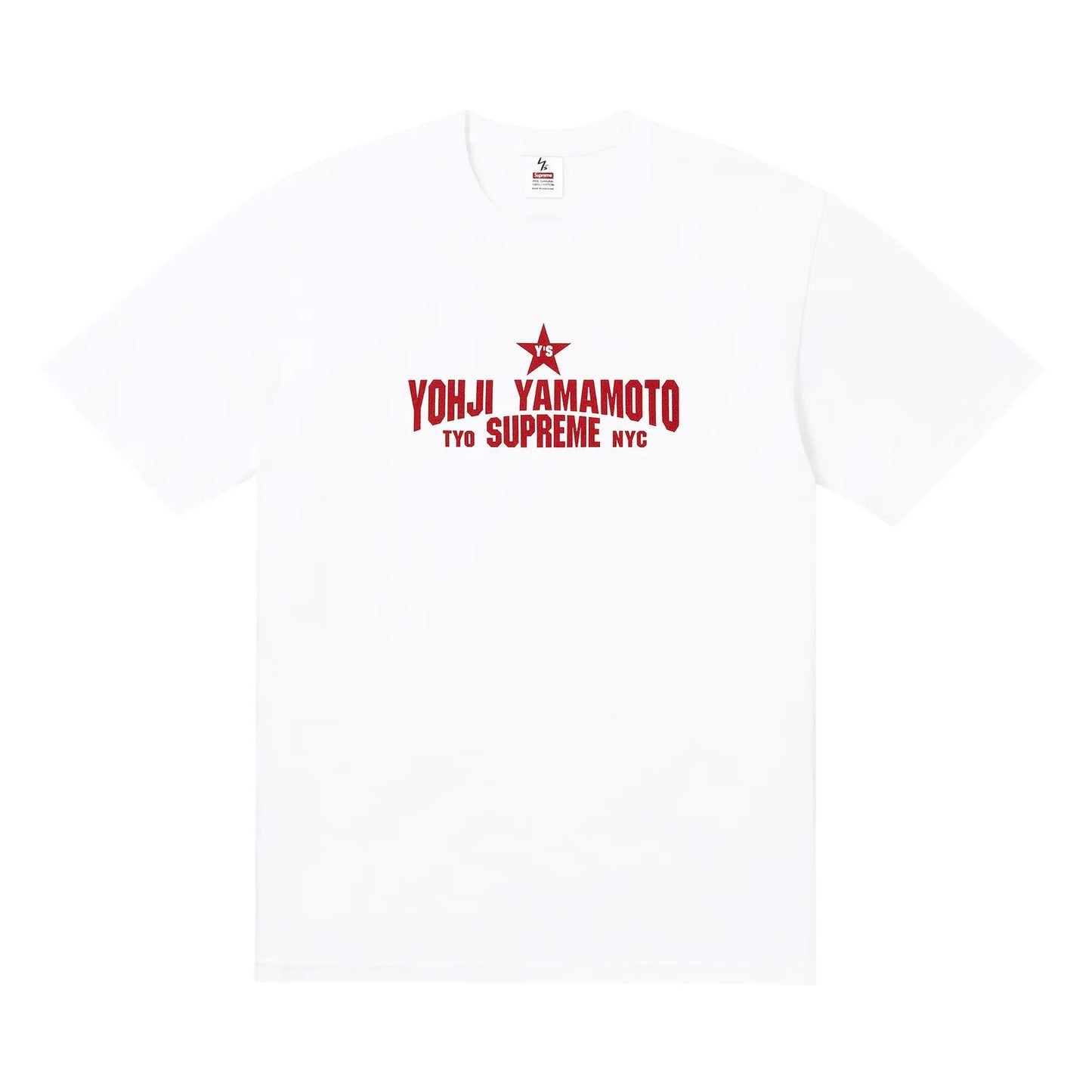 Supreme Y's by Yohji Yamamoto Star Tee White