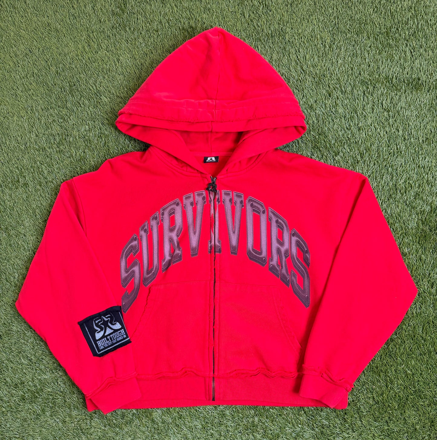 Survivors Remorse Built Tough Red Zip Up