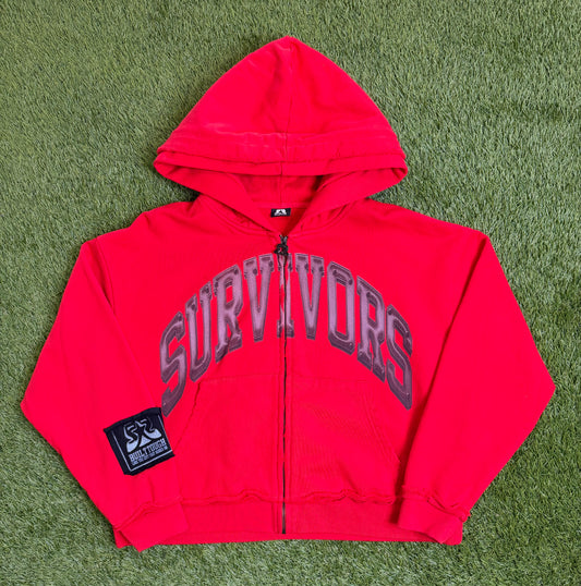 Survivors Remorse Built Tough Red Zip Up