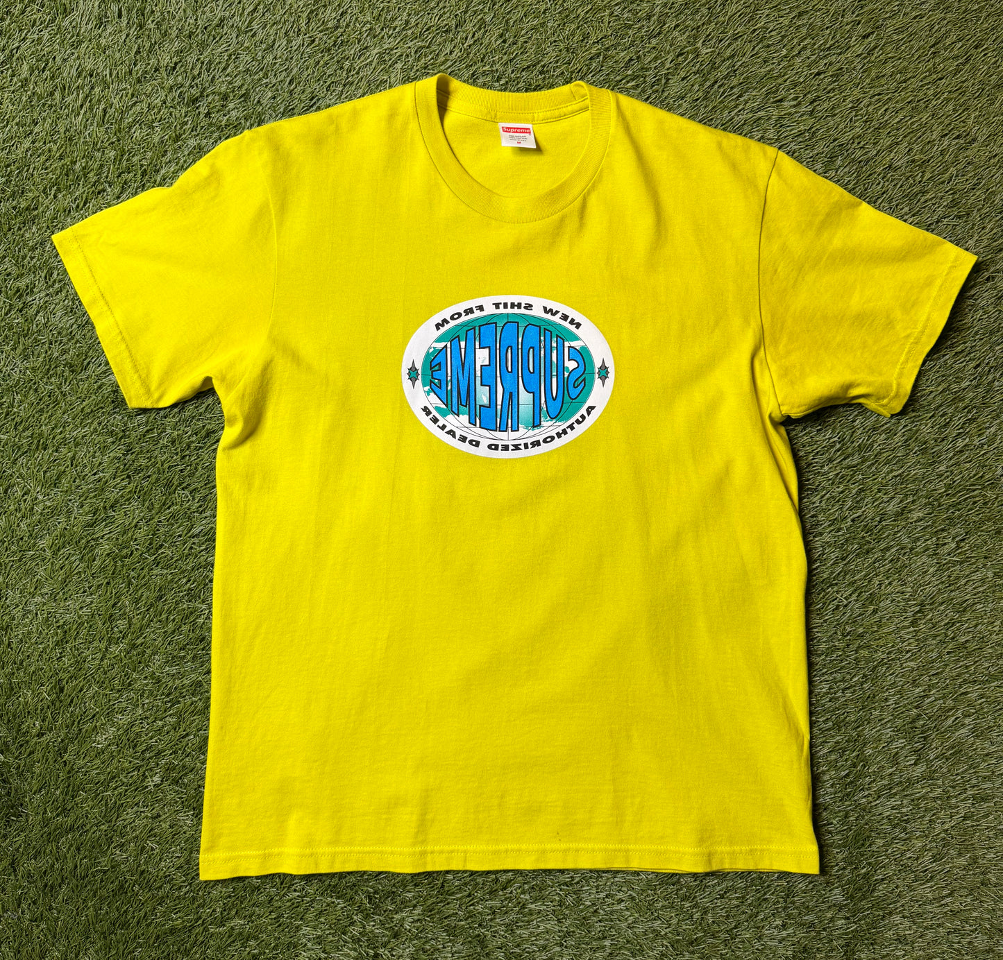 Supreme New Sh*t Sulfur Yellow T Shirt
