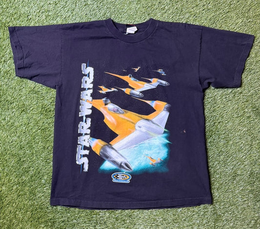Vintage 90's Star Wars Naboo Starfighter T Shirt