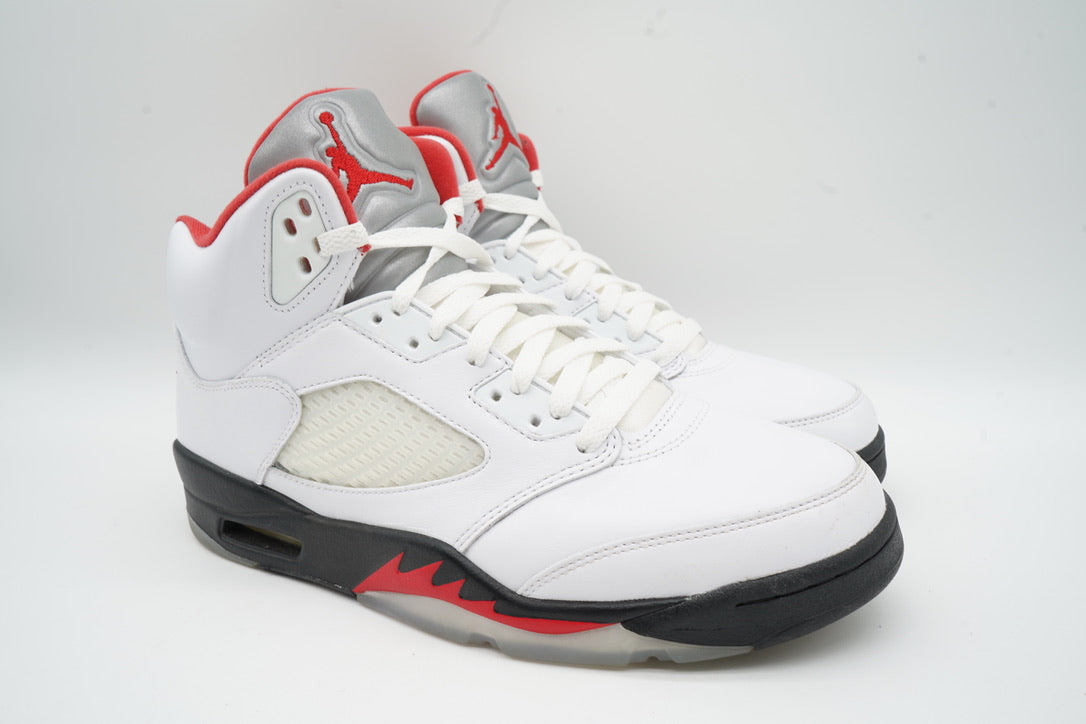 Jordan 5 Retro Fire Red Silver Tongue (2020)