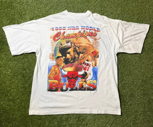 Vintage 1998 Chicago Bulls Rap T Shirt